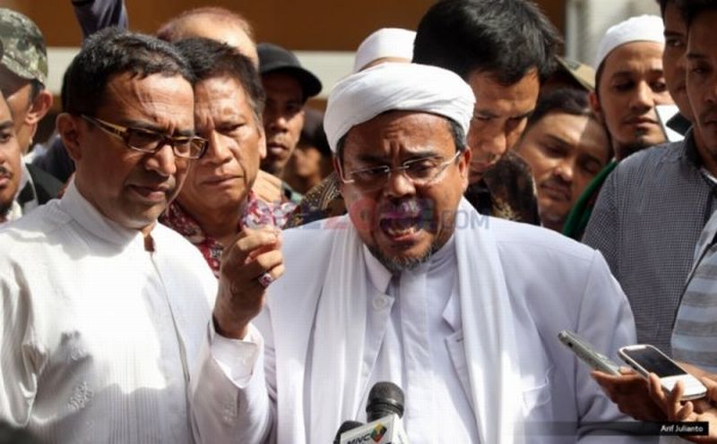 Habib Rizieq Shihab Ajak Ganti Presiden di Reuni Akbar 212